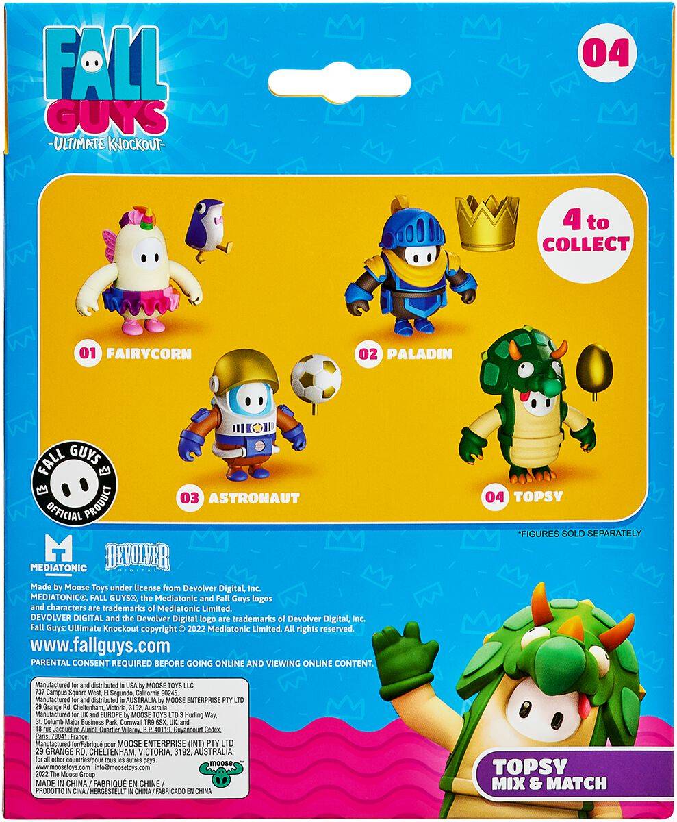 EMP "Mix & Match-Figur - Topsy 04" Actionfigur Multicolor Von Fall Guys