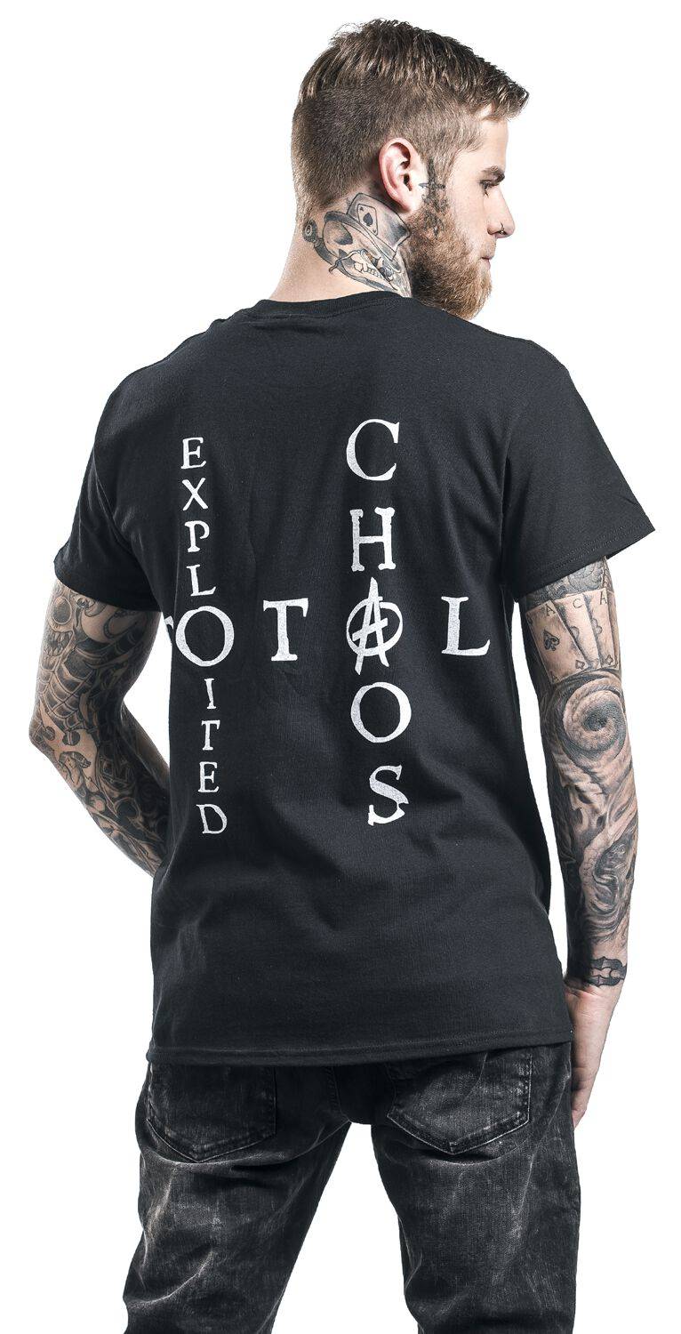 EMP "Mohican Skull" T-Shirt Schwarz Von The Exploited