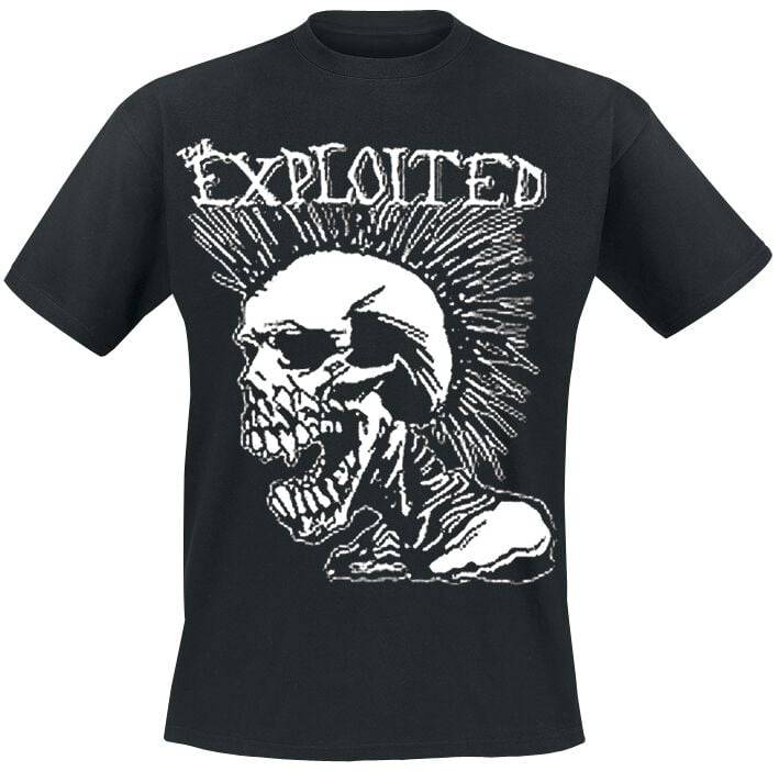 EMP "Mohican Skull" T-Shirt schwarz von The Exploited