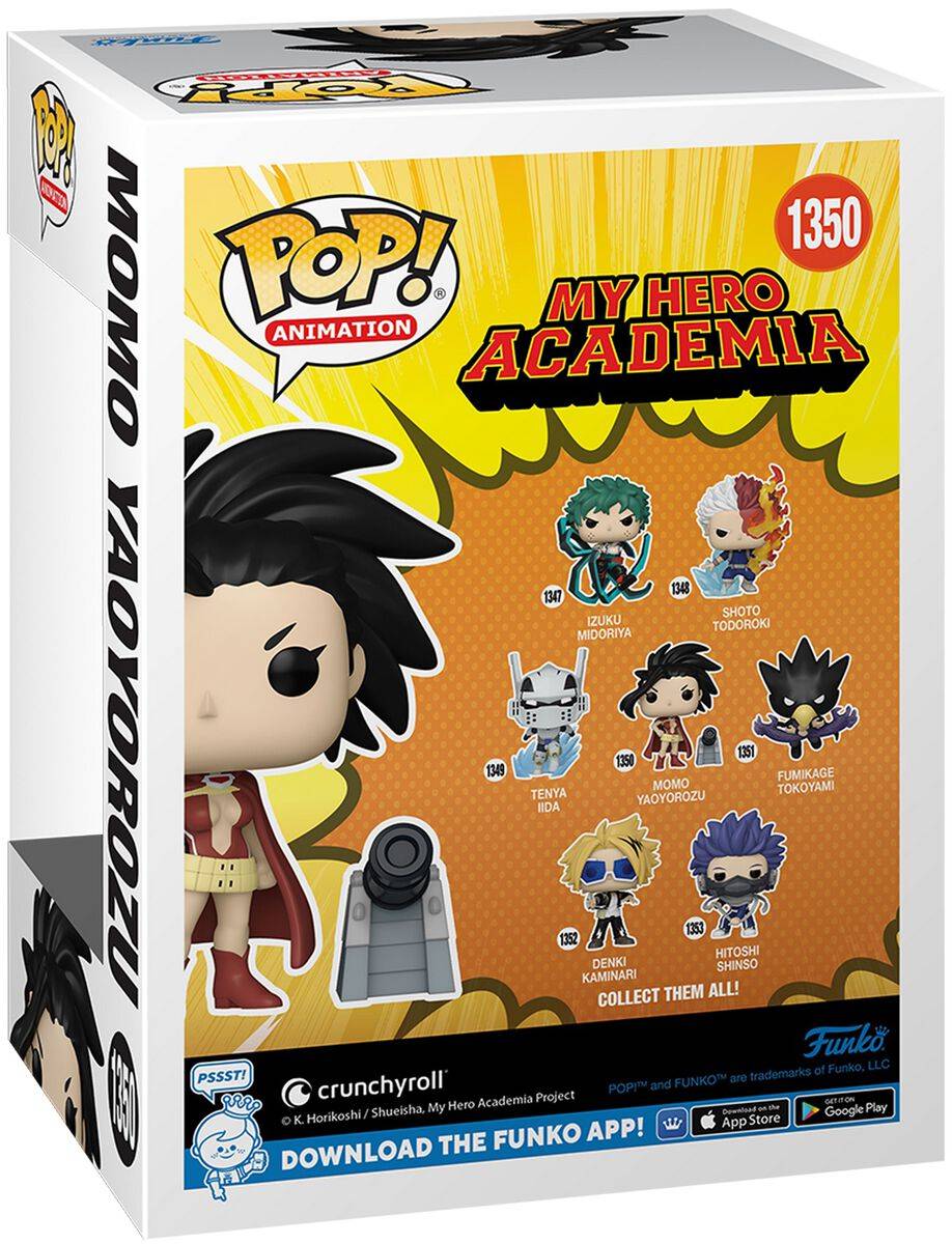 EMP "Momo Yaoyorozu Vinyl Figur 1350" Funko Pop! Multicolor Von My Hero Academia