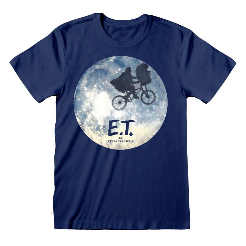 EMP "Moon Silhouette" T-Shirt blau von E.T. - Der Ausserirdische