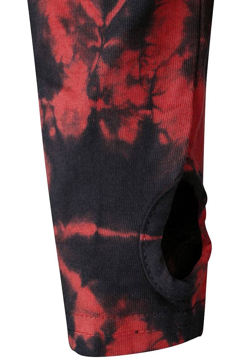 EMP "Morrigan Hood" Kapuzenpullover Rot/schwarz Von Innocent