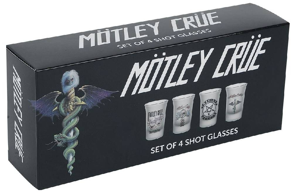 EMP "Mötley Crüe" Schnapsglas-Set Klar Von Mötley Crüe