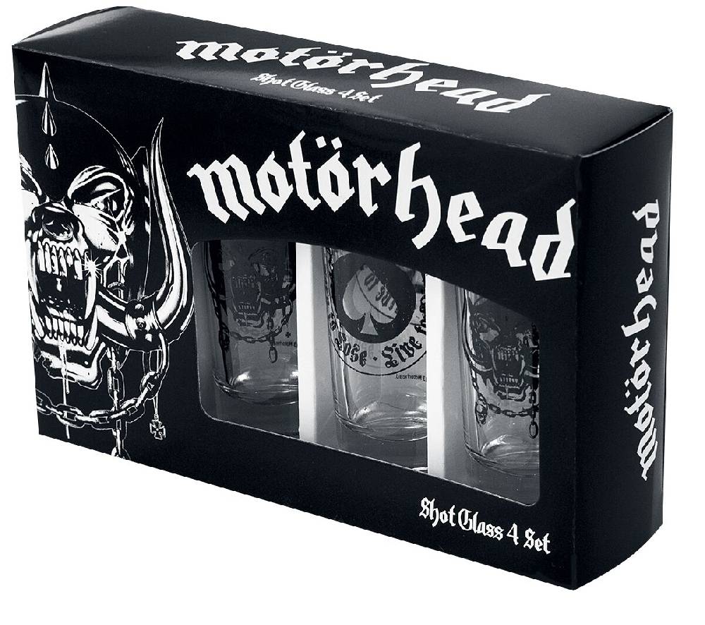 EMP "Motörhead Logo" Schnapsglas-Set Klar Von Motörhead