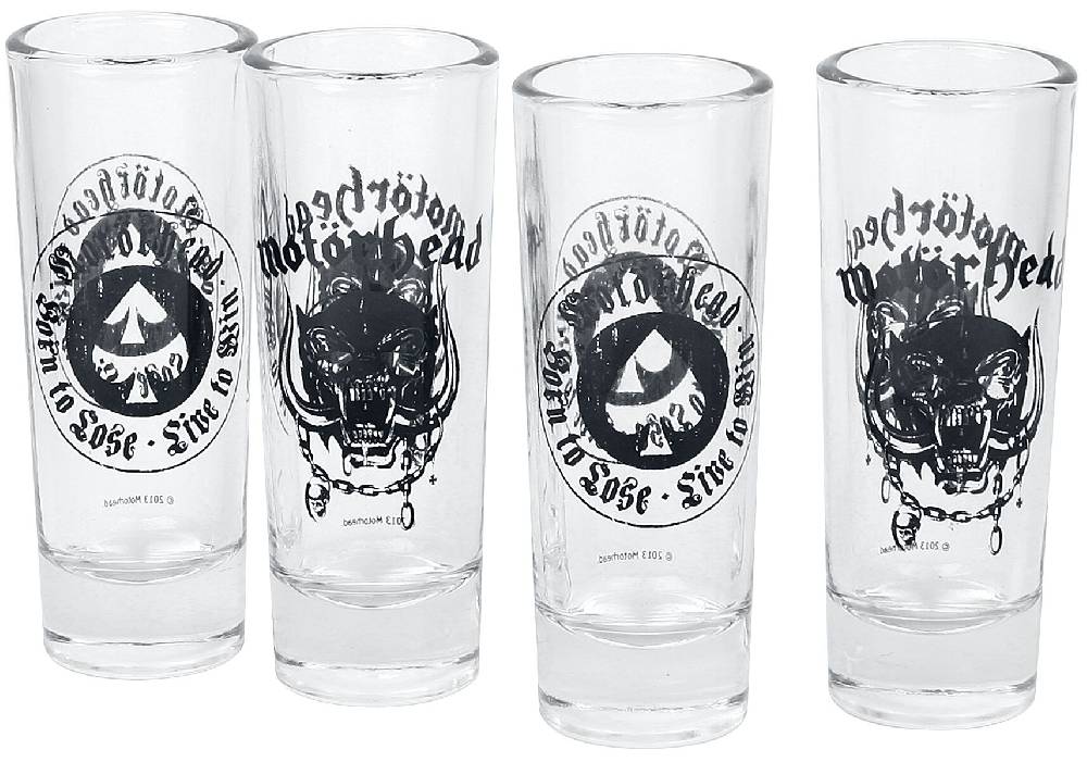 EMP "Motörhead Logo" Schnapsglas-Set klar von Motörhead EMP "Motörhead Logo" Schnapsglas-Set klar von Motörhead