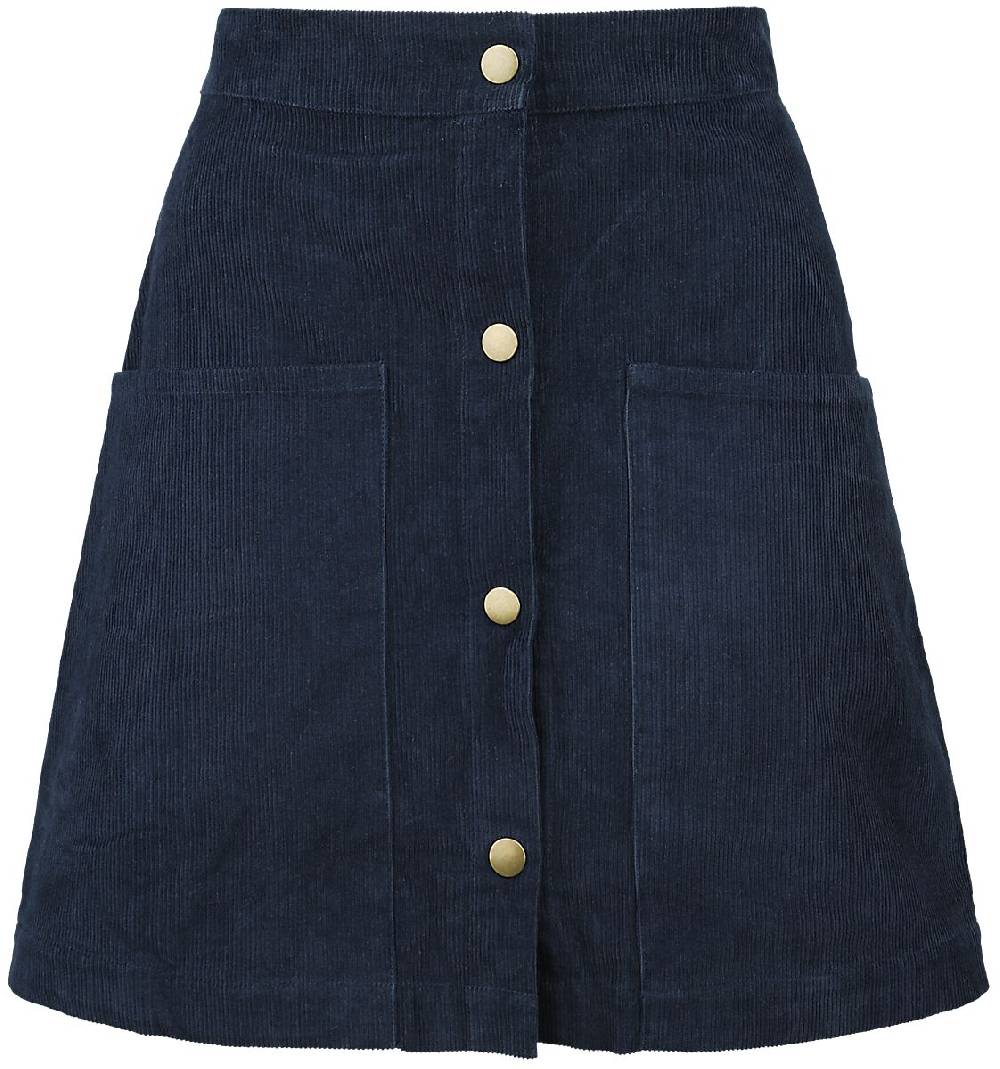 EMP "Moxy Skirt" Kurzer Rock blau von Timeless London