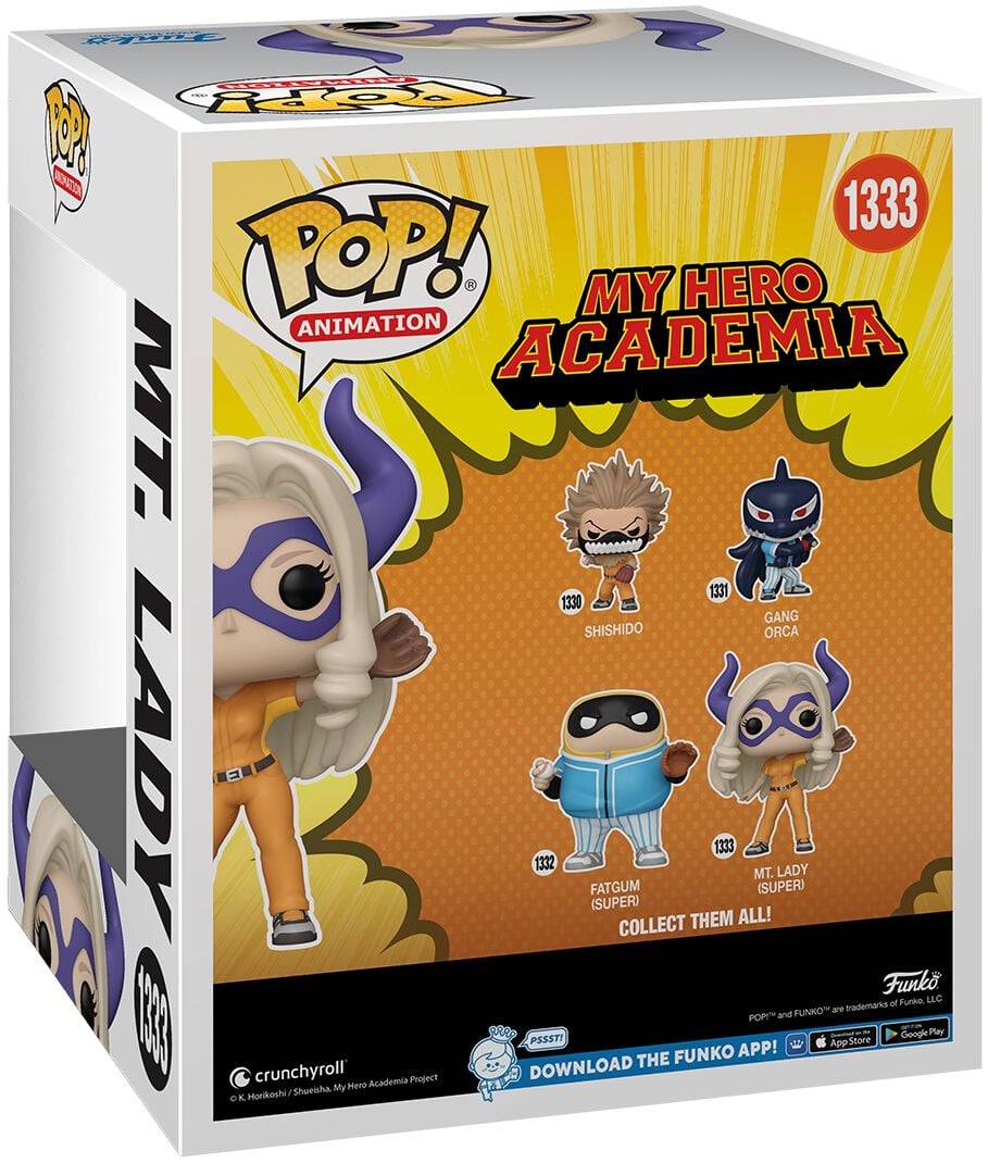 EMP "Mt. Lady (Super Pop!) Vinyl Figur 1333" Funko Pop! Multicolor Von My Hero Academia