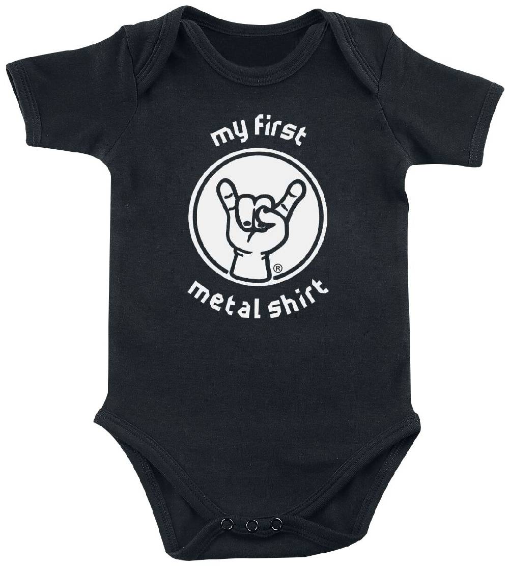 EMP "My First Metal Shirt" Body schwarz von Metal Kids