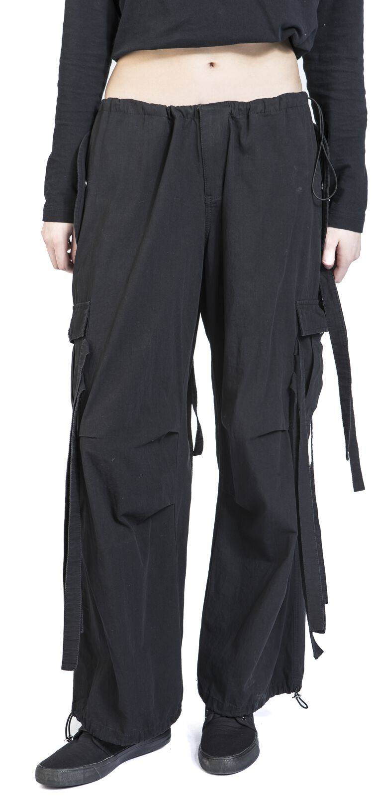 EMP "Nami Trousers" Cargohose Schwarz Von Banned Alternative