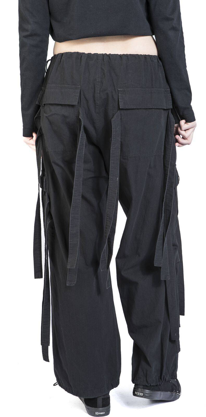 EMP "Nami Trousers" Cargohose Schwarz Von Banned Alternative
