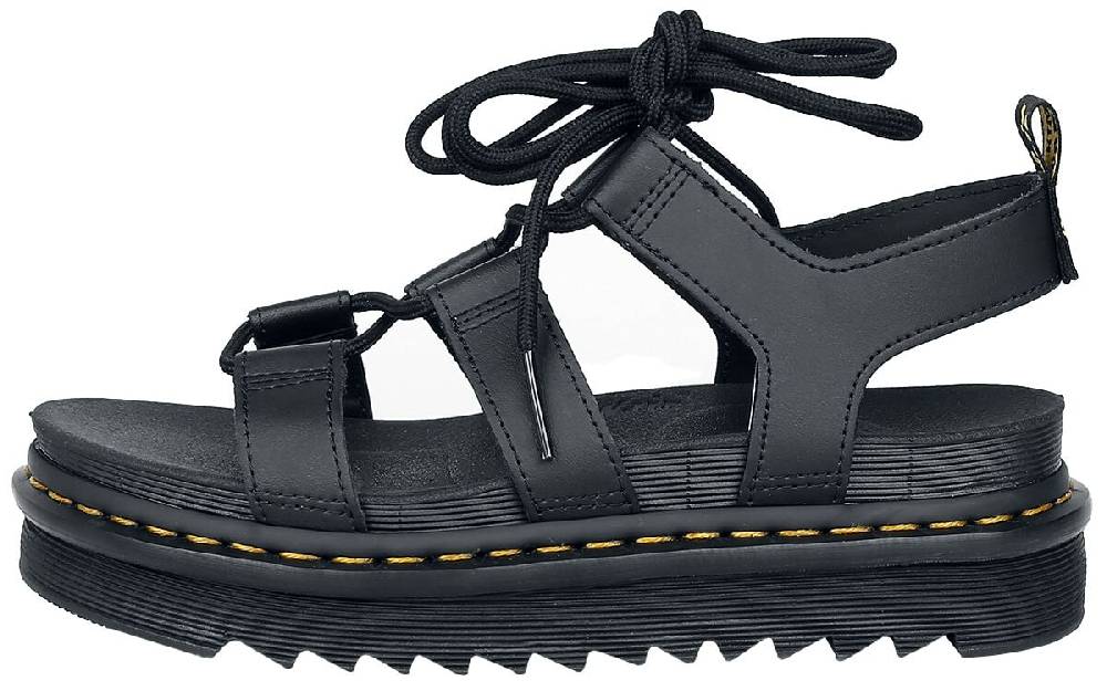 EMP "Nartilla - Black Hydro" Sandale Schwarz Von Dr. Martens
