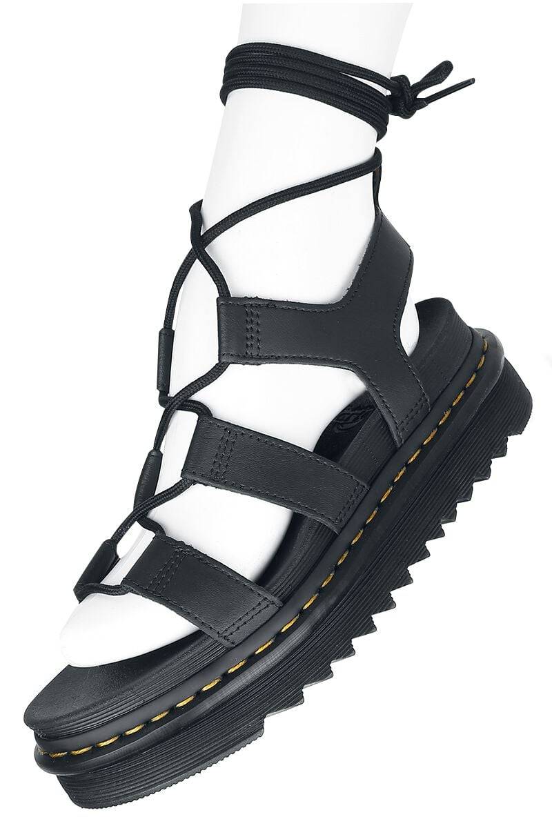 EMP "Nartilla - Black Hydro" Sandale Schwarz Von Dr. Martens