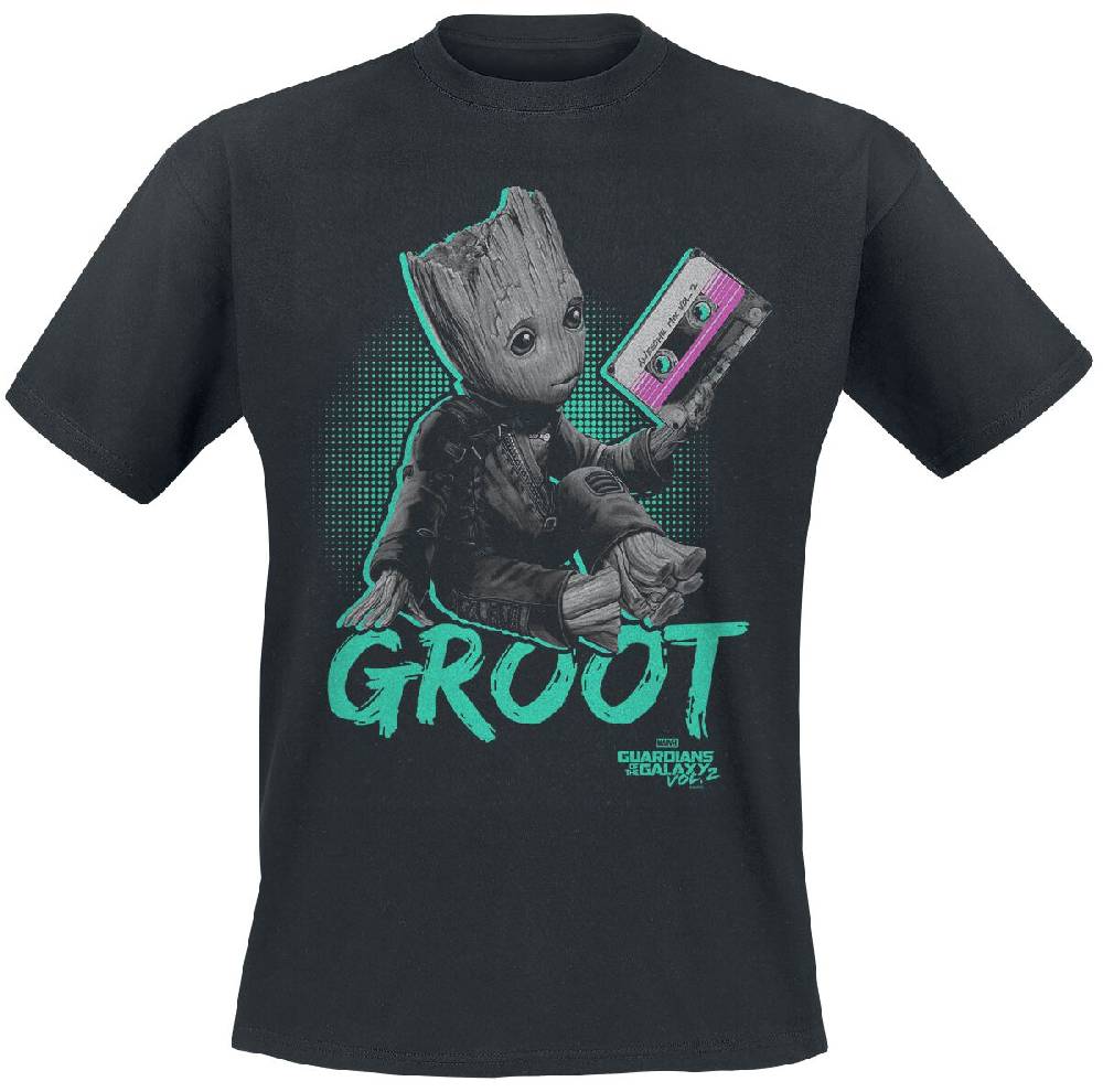 EMP "Neon Groot" T-Shirt schwarz von Guardians Of The Galaxy