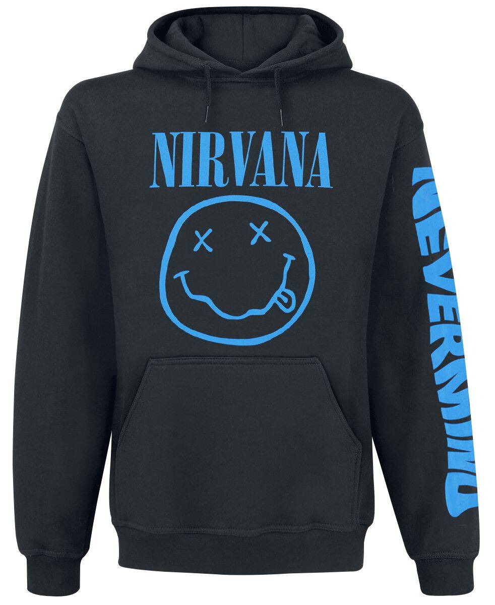 EMP "Nevermind Blue" Kapuzenpullover schwarz von Nirvana