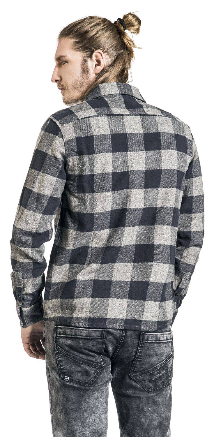 EMP "New Sacramento Shirt" Langarmhemd Grau Von Dickies