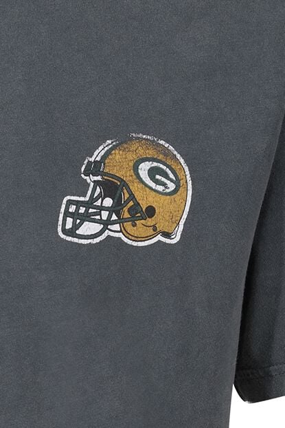 EMP "NFL Packers College Black Washed" T-Shirt Multicolor Von Recovered Clothing