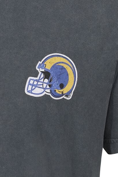 EMP "NFL Rams College Black Washed" T-Shirt Multicolor Von Recovered Clothing
