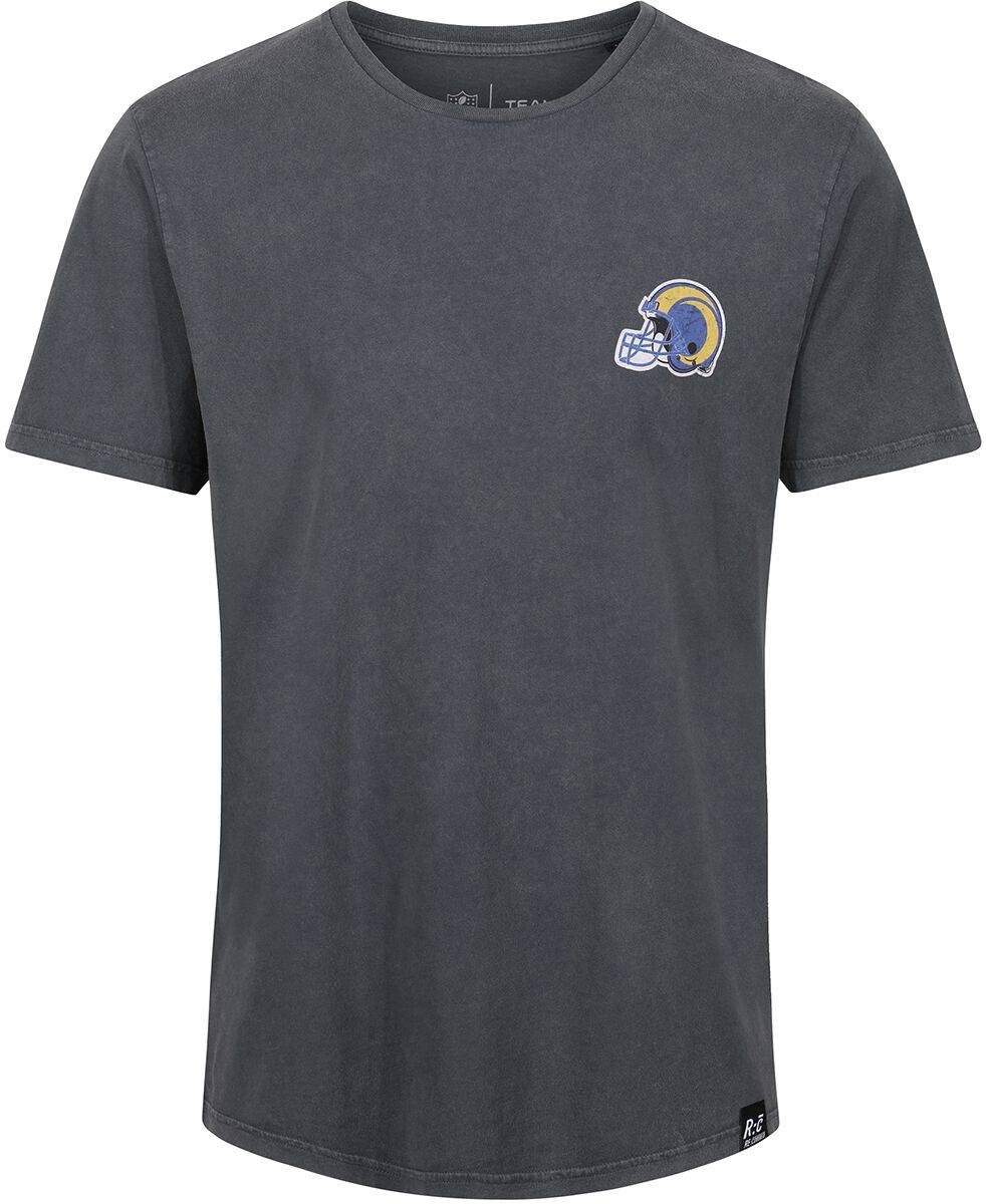 EMP "NFL Rams College Black Washed" T-Shirt multicolor von Recovered Clothing