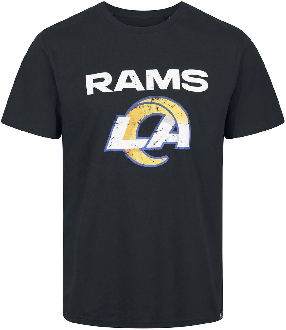 EMP "NFL Rams Logo" T-Shirt schwarz von Recovered Clothing