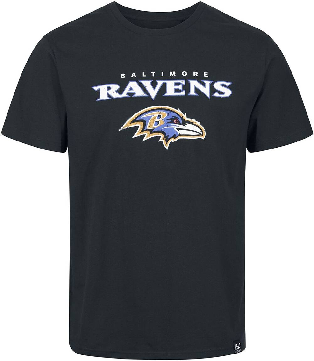 EMP "NFL Ravens Logo" T-Shirt schwarz von Recovered Clothing