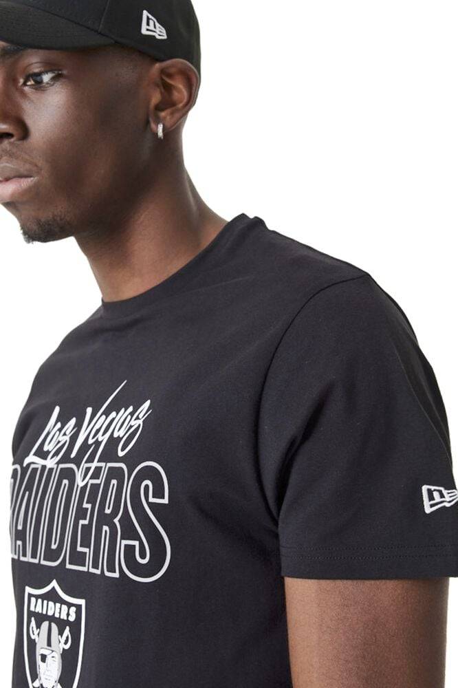EMP "NFL Script Tee - Las Vegas Raiders" T-Shirt Schwarz Von New Era - NFL