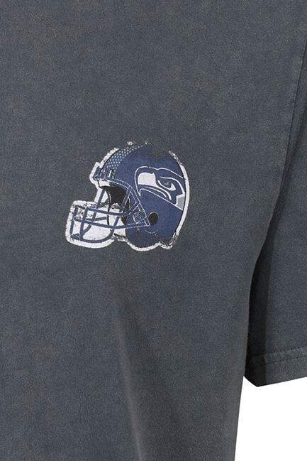 EMP "NFL Seahwaks College Black Washed" T-Shirt Multicolor Von Recovered Clothing