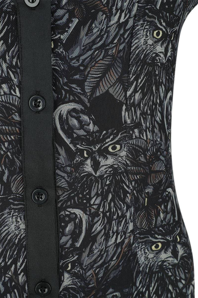EMP "Night Owl Maxi Dress" Langes Kleid Multicolor Von Jawbreaker