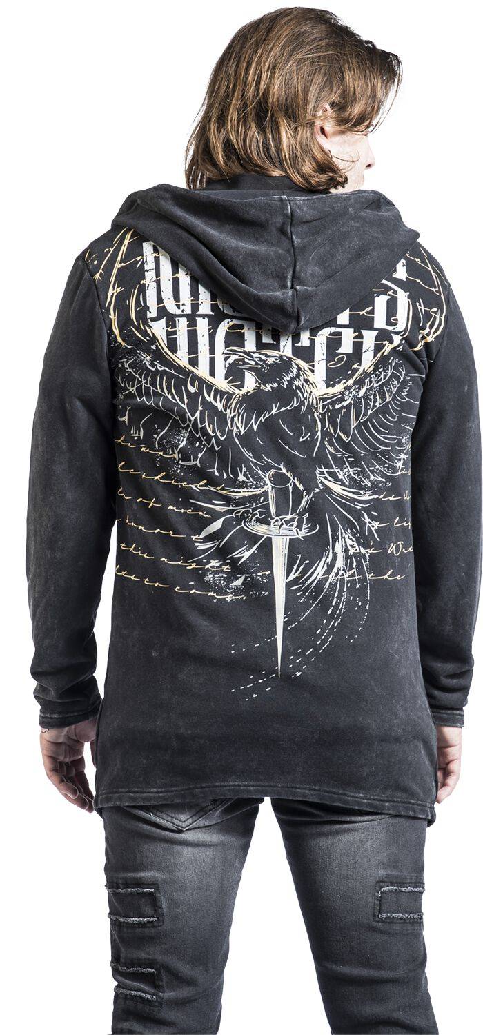 EMP "Night's Watch" Kapuzenjacke Anthrazit Von Game Of Thrones