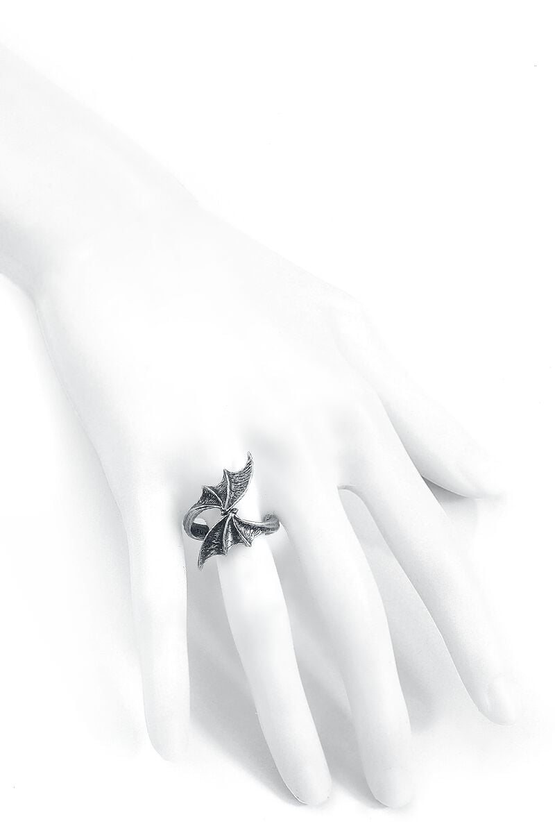 EMP "Night With The Goethe Ring" Ring Silberfarben Von Alchemy Gothic