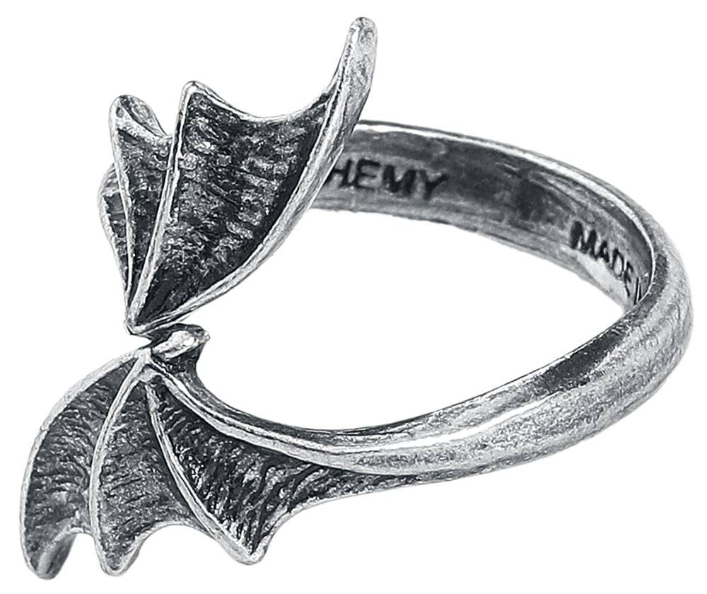 EMP "Night With The Goethe Ring" Ring Silberfarben Von Alchemy Gothic