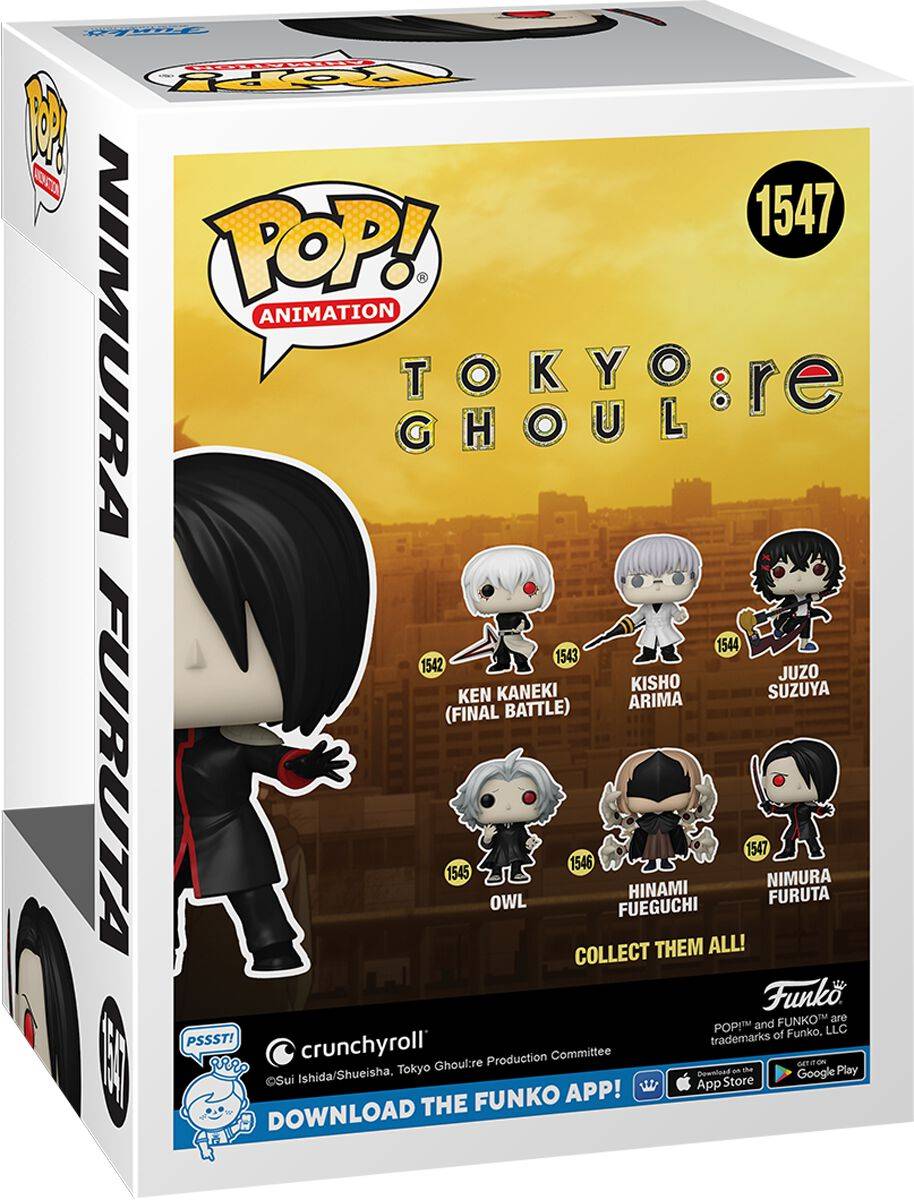EMP "Nimura Furuta Vinyl Figur 1547" Funko Pop! Multicolor Von Tokyo Ghoul
