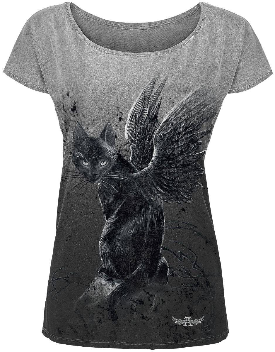 EMP "Nine Lives Vintage" T-Shirt Grau Von Alchemy England