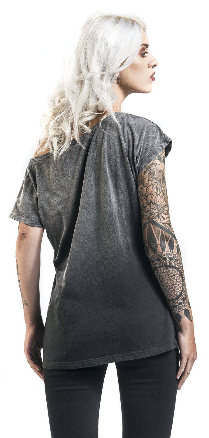 EMP "Nine Lives Vintage" T-Shirt Grau Von Alchemy England