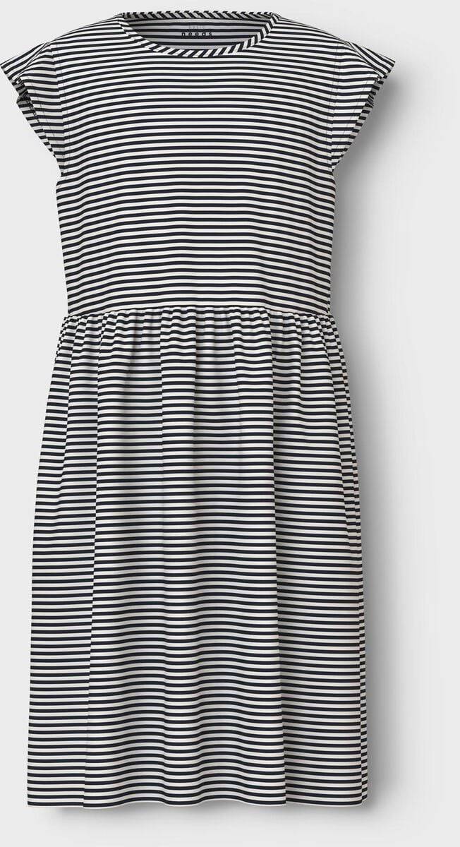 EMP "NKFVinanna Capsl Dress" Kleid blau/weiß von name it