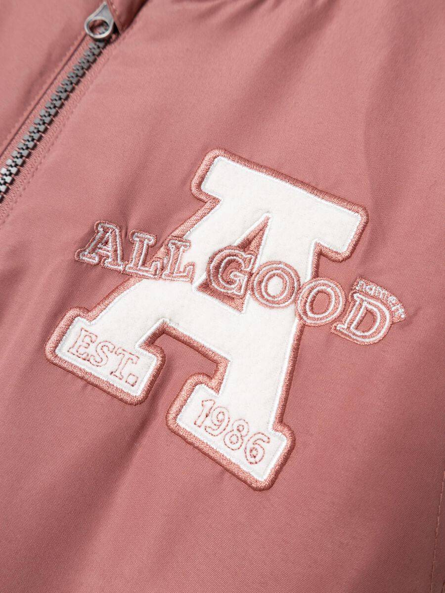 EMP "NKNMain Bomber Jacket" Jacke Rosa/weiß Von Name It