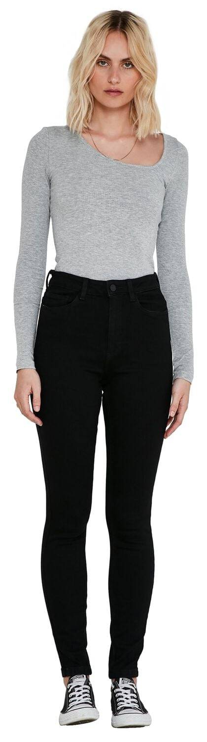 EMP "NMCallie Chic HW Jeans" Jeans Schwarz Von Noisy May