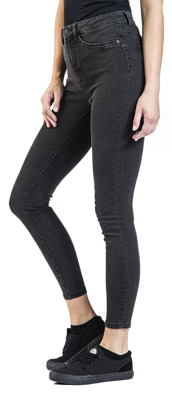 EMP "NMCallie HW Skinny Jeans" Jeans Dunkelgrau Von Noisy May