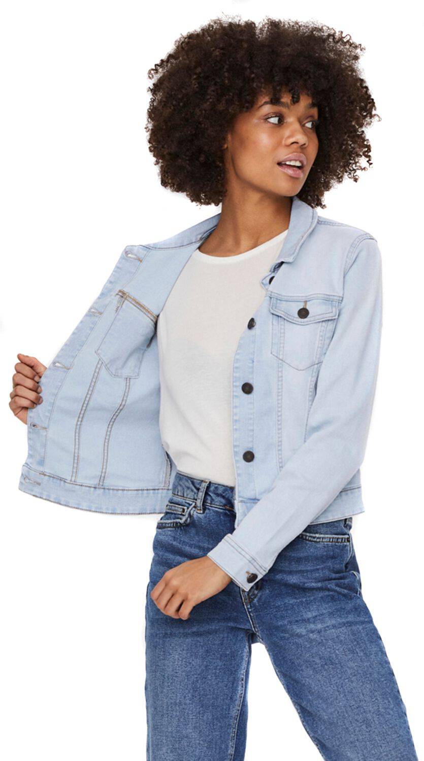 EMP "NMDebra Denim Jacket" Jeansjacke Blau Von Noisy May