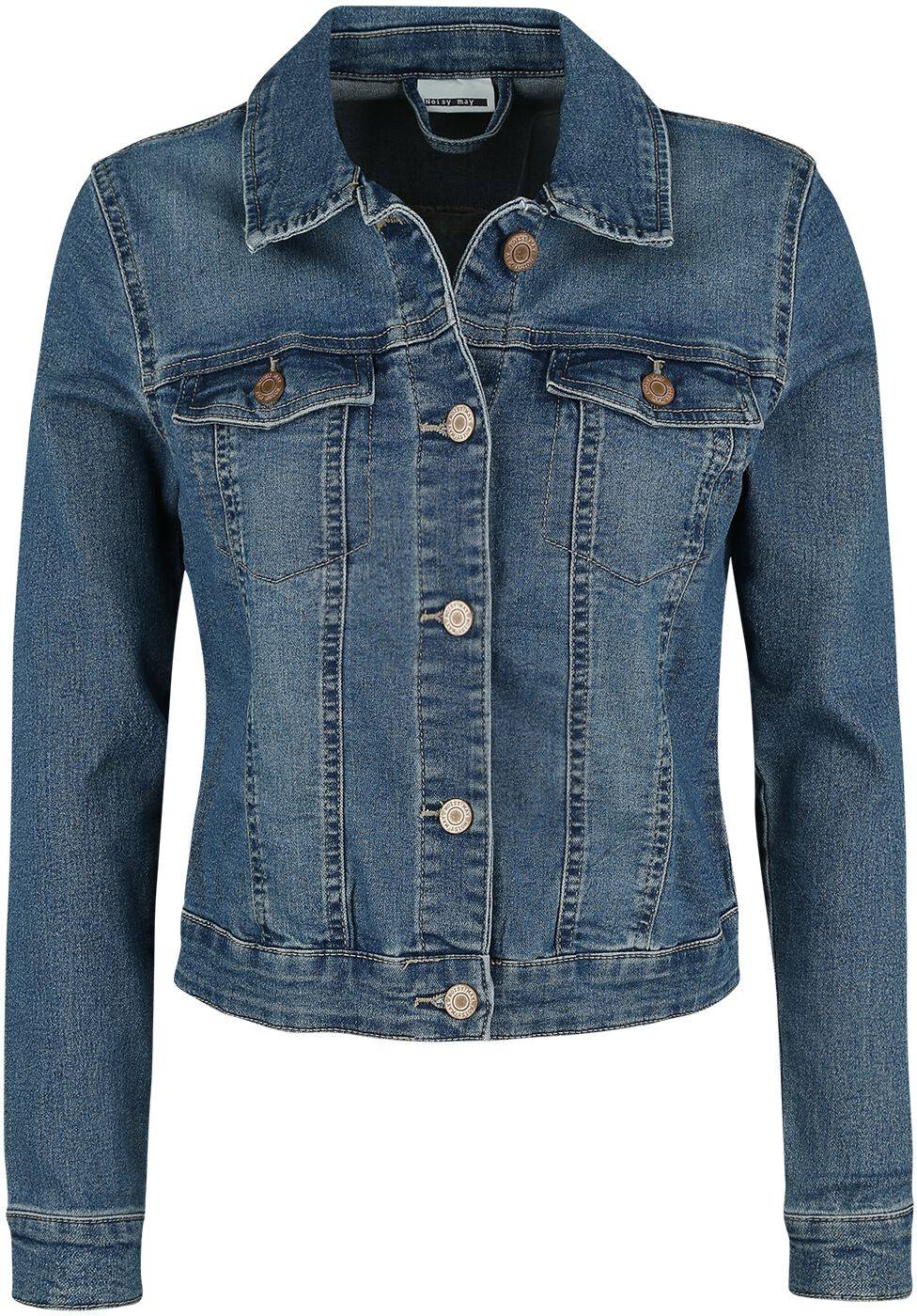 EMP "NMDebra Denim Jacket" Jeansjacke blau von Noisy May