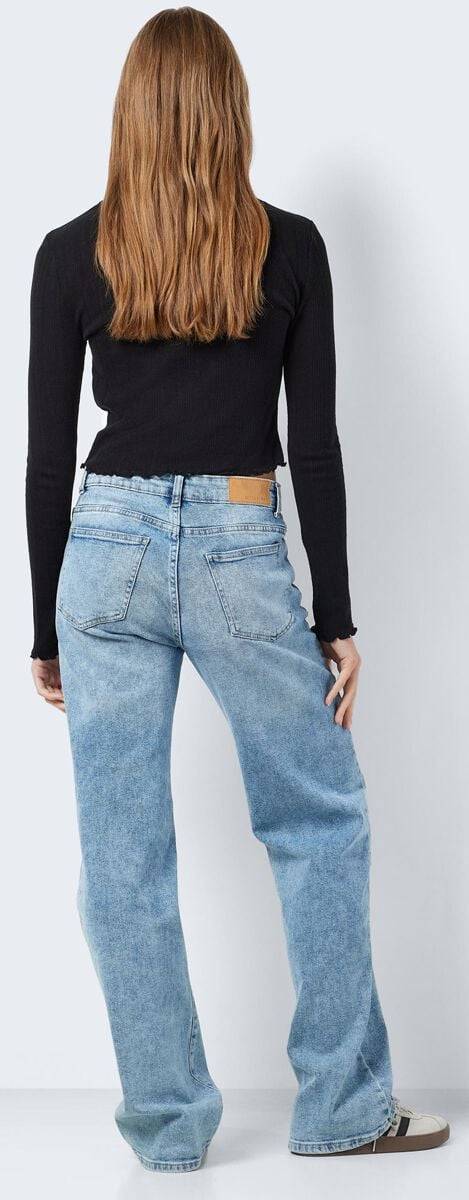 EMP "NMJudy L/S Babylock Detail Top FWD NOOS" Strickpullover Schwarz Von Noisy May