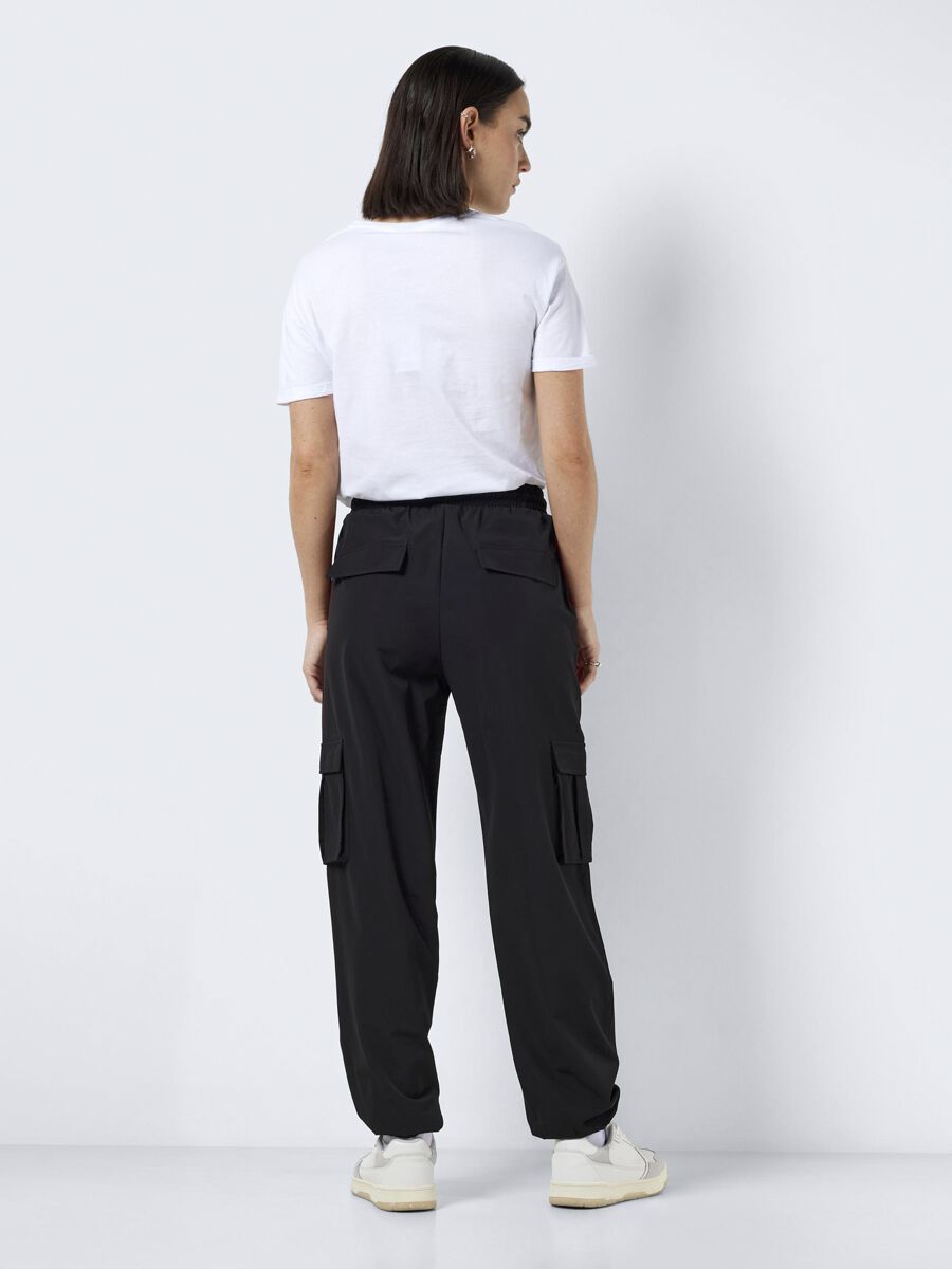 EMP "NMKirby HW Cargo Pants WVN NOOS" Cargohose Schwarz Von Noisy May