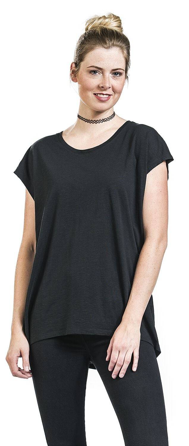 EMP "NMMathilde Loose Long Top" T-Shirt Schwarz Von Noisy May