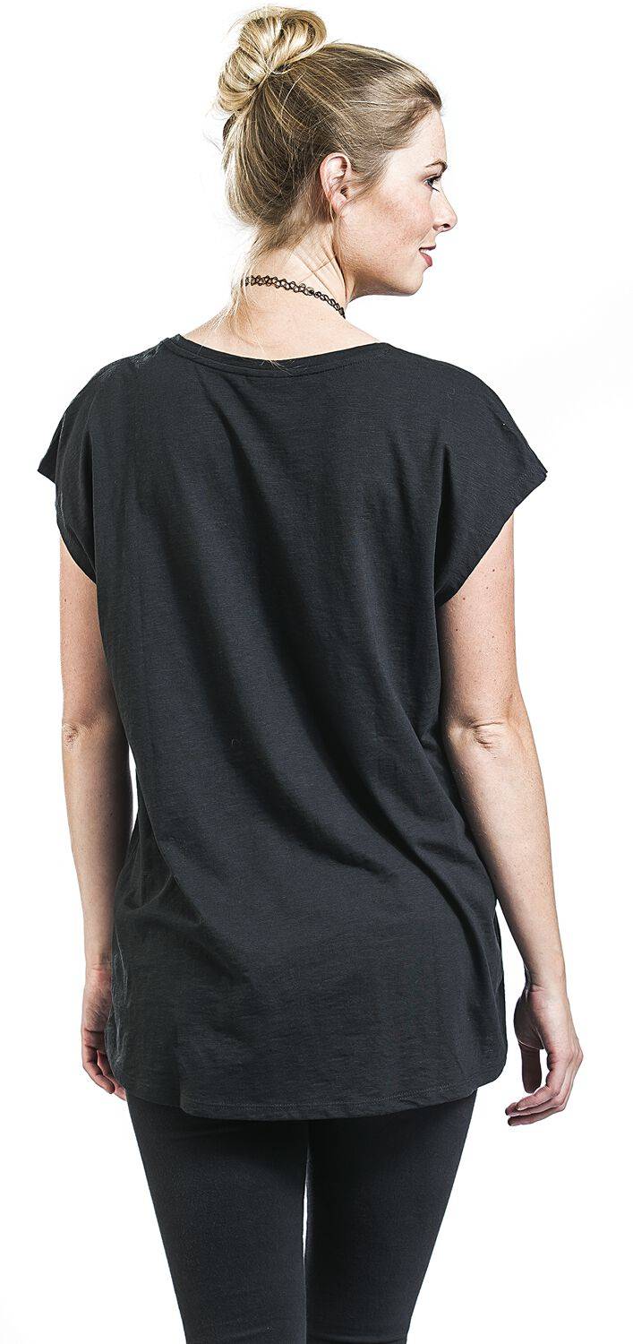 EMP "NMMathilde Loose Long Top" T-Shirt Schwarz Von Noisy May
