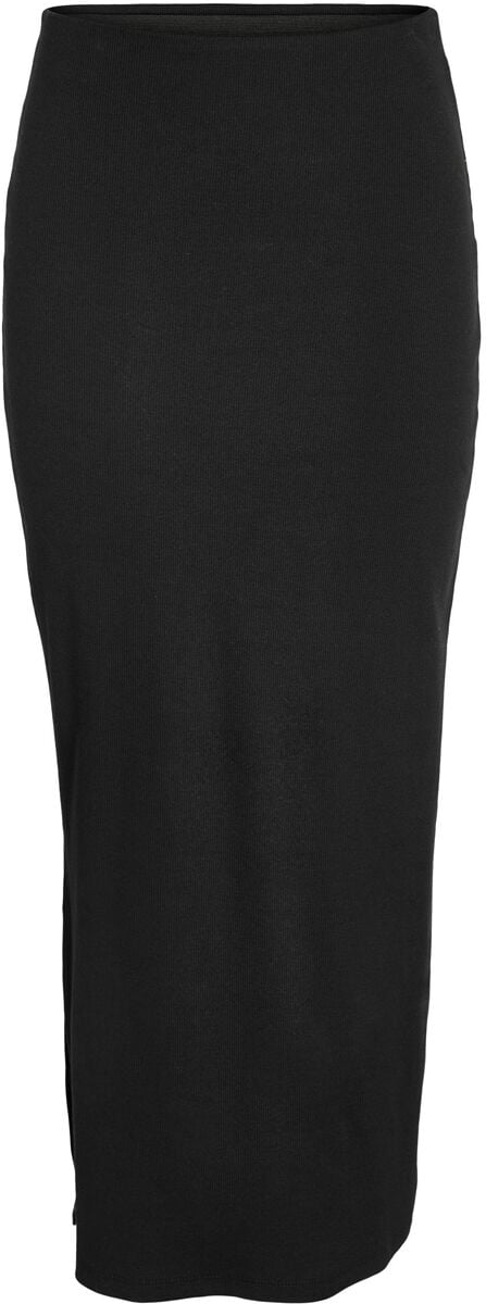 EMP "NMMaya HW Ankle Length Skirt NOOS" Langer Rock schwarz von Noisy May