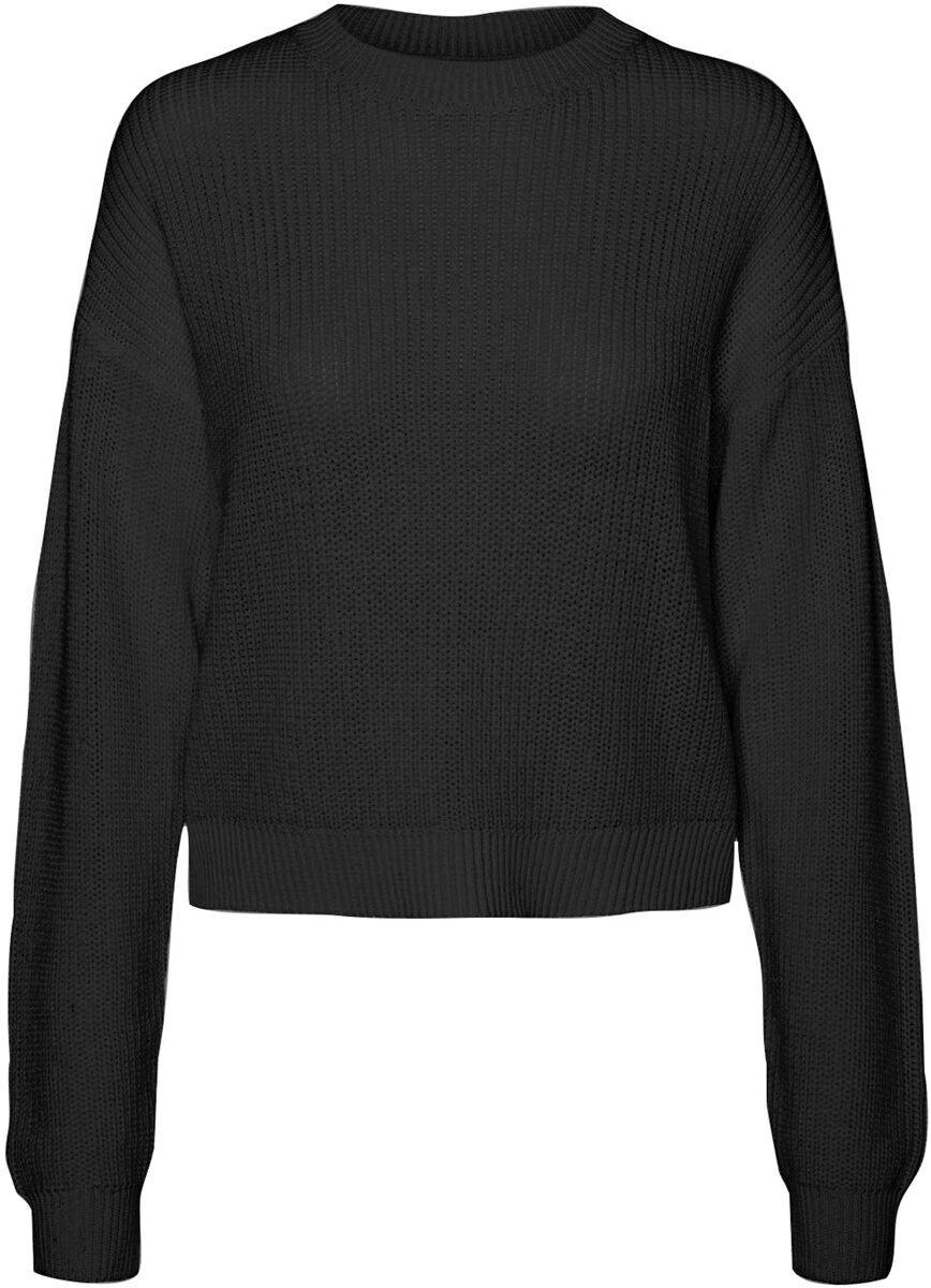 EMP "NMMaysa L/S O-Neck Knit NOOS" Strickpullover schwarz von Noisy May