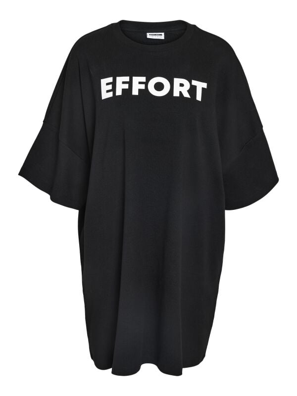 EMP "NMMocca 2/4 Boxy Tee Dress JRS FWD" Kurzes Kleid schwarz von Noisy May