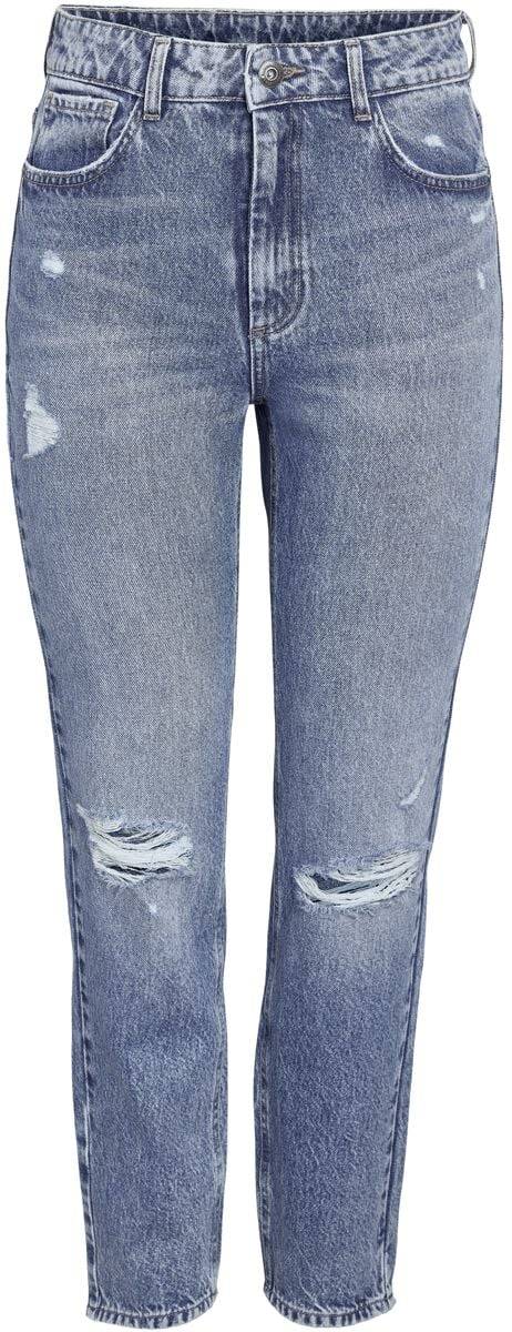 EMP "NMMoni HW ST Ank Dest RGD A7375 MB S" Jeans blau von Noisy May
