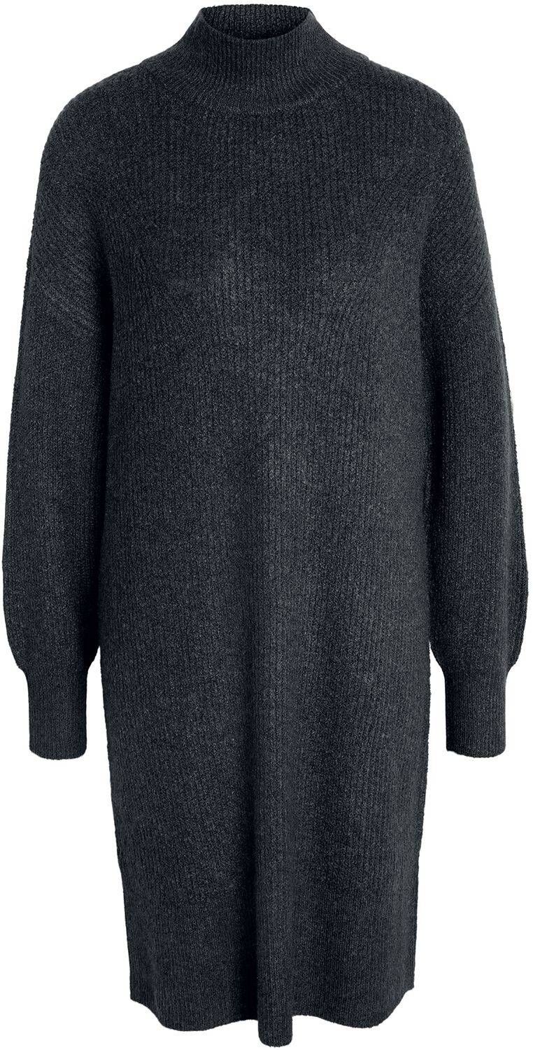 EMP "NMNella Highneck Knit Dress" Mittellanges Kleid schwarz von Noisy May
