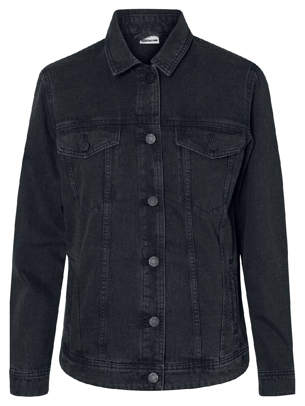 EMP "NMOle Black Denim Jacket" Jeansjacke Schwarz Von Noisy May
