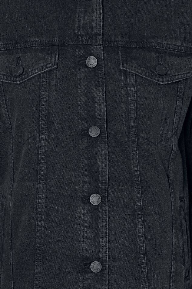 EMP "NMOle Black Denim Jacket" Jeansjacke Schwarz Von Noisy May